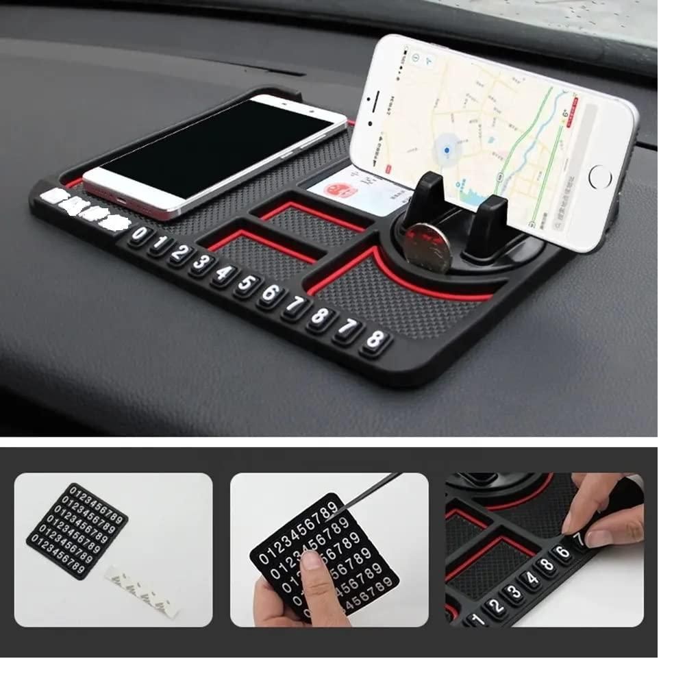 Anti-Slip Silicone Car Phone Holder for Dashboard