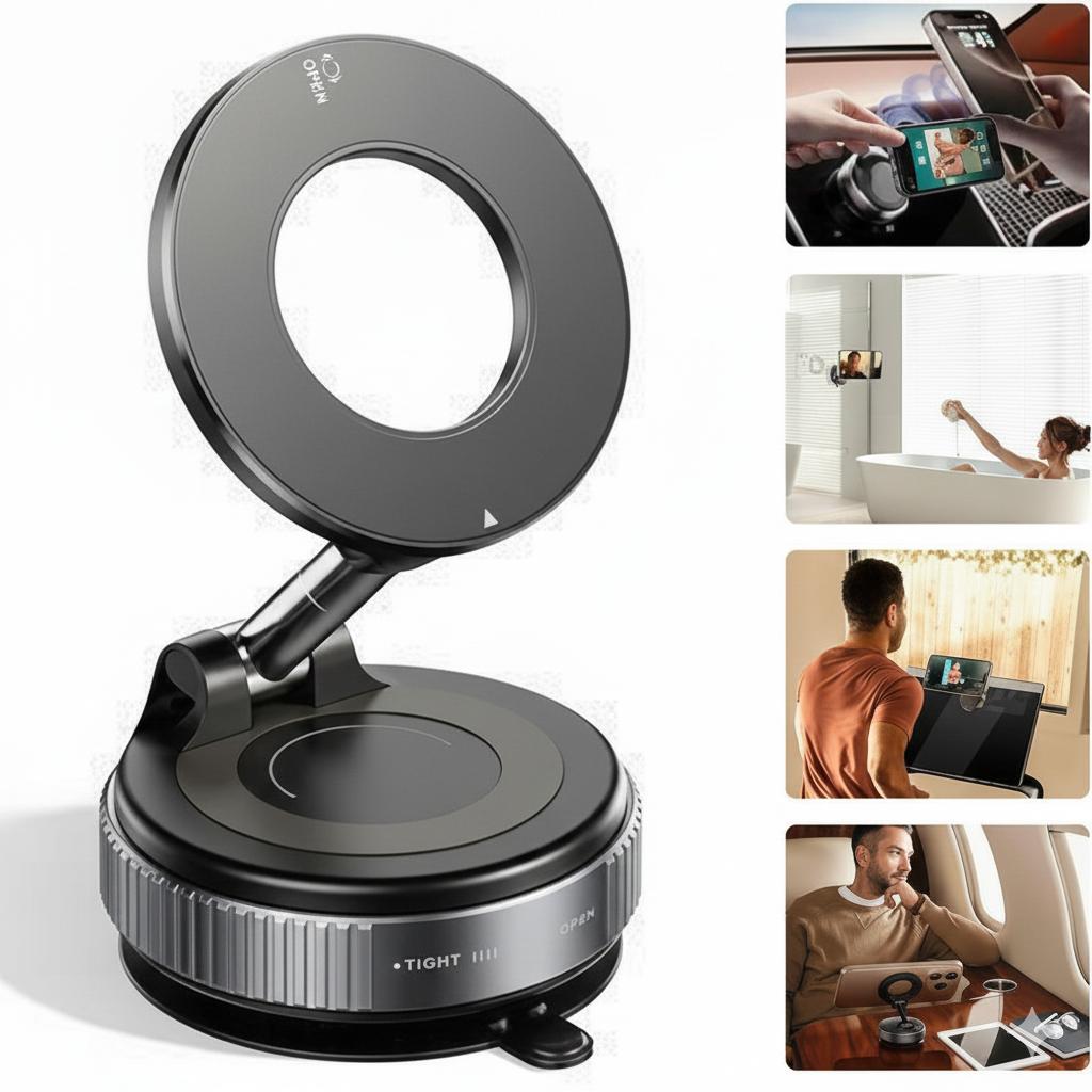 Vacuum Suction Magnetic Bracket