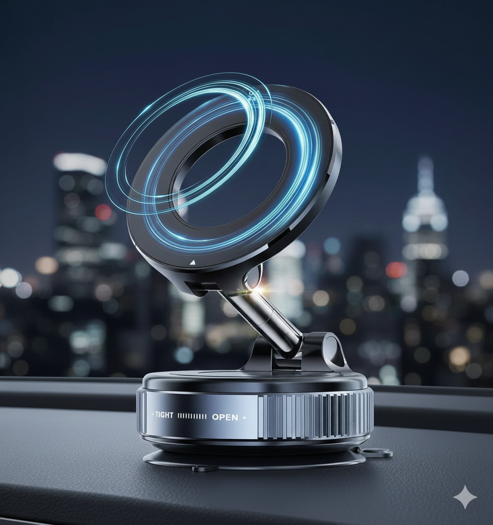 Vacuum Suction Magnetic Bracket