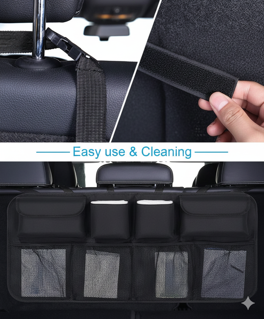 Car Back Seat Organizer